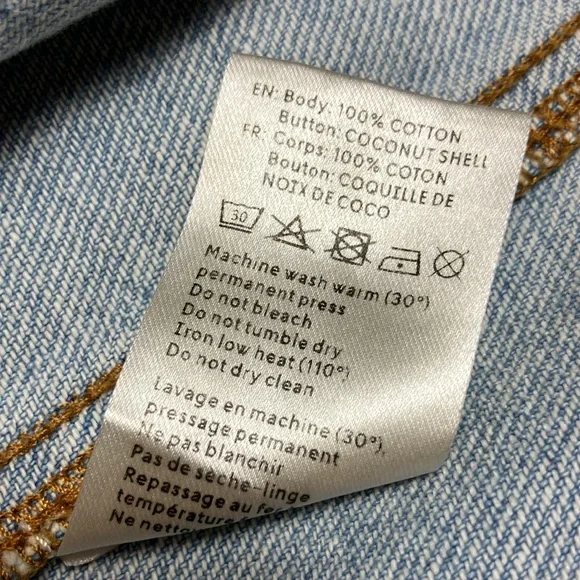 Nanushka Denim Mora Wash 80’s Style Belted Dress Women’s size M - Picture 8 of 14